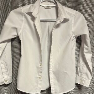 H&M Crisp White Collared Shirt